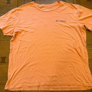 Columbia Men's Short Sleeve Tee in Bright Orange